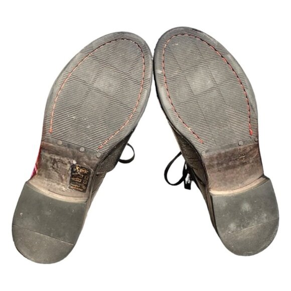 JP DAVID BLACK LEATHER ANKLE BOOT (SZ 37 - 6) (EUC) - Picture 6 of 10